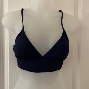 Navy athleta swim bikini top XS